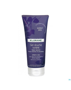 Klorane gel douche esprit zen 200ml