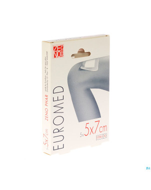 Euromed  5x 7cm 5 pansement d'ile steril