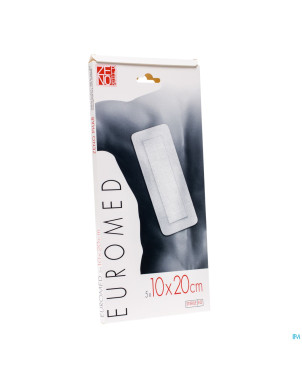 Euromed 10x20cm 5 pansement d'ile steril