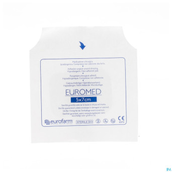 Euromed  5x 7cm 1 pansement d'ile steril