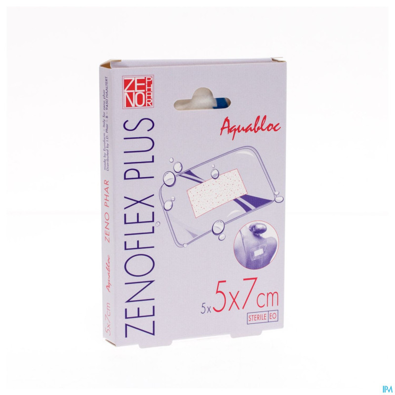 Zenoflex plus  5x 7cm 5 pansement steril wtp