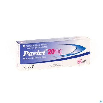 Pariet tabl 56 x 20 mg