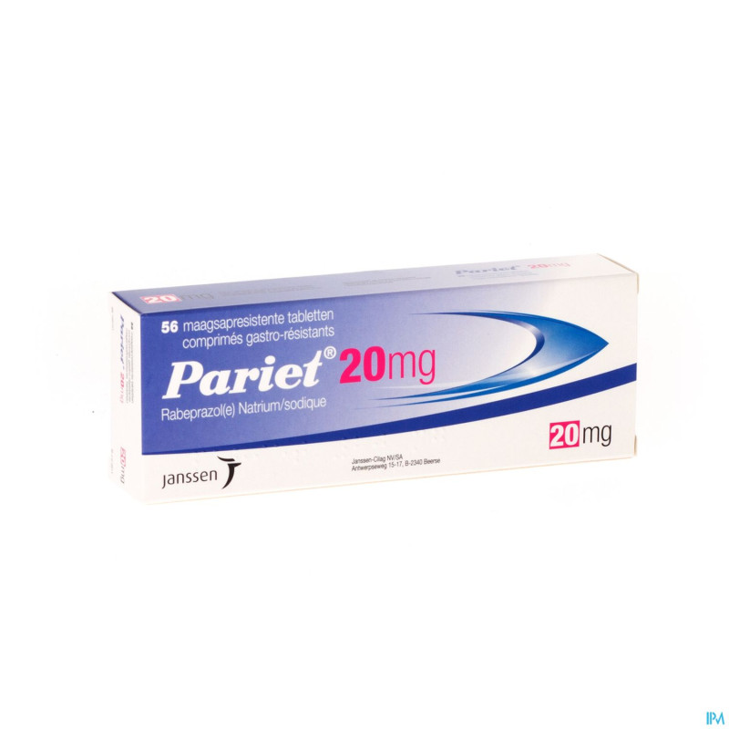 Pariet tabl 56 x 20 mg