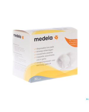 Medela compresse allaitement jetable 30 cfr3143393