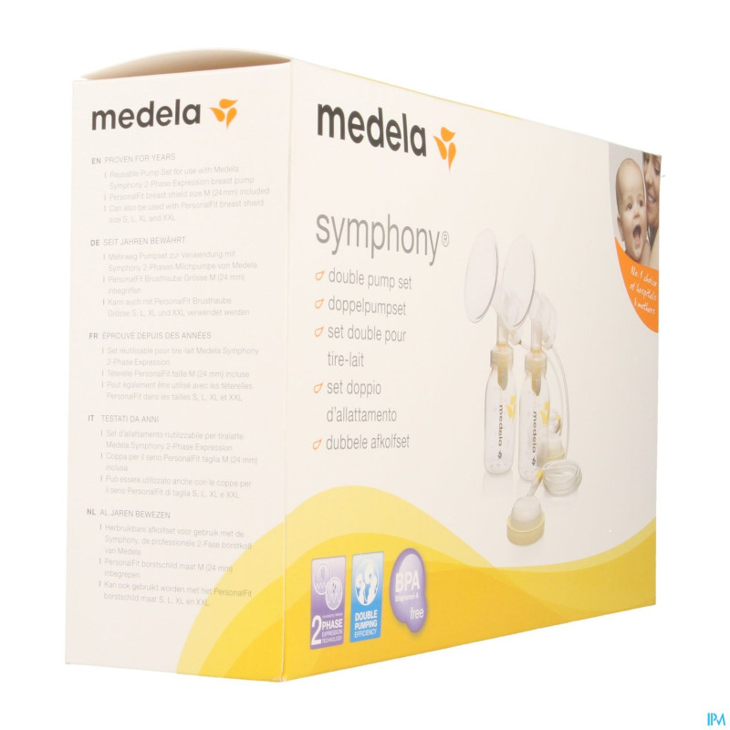 Medela set symphony double tire lait