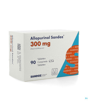 Allopurinol sandoz 300mg tabl  90