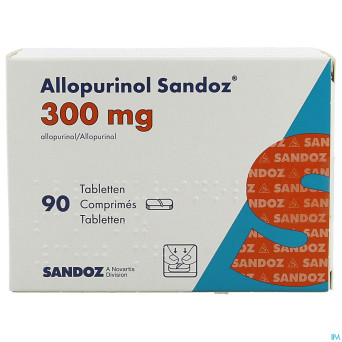 Allopurinol sandoz 300mg tabl  90