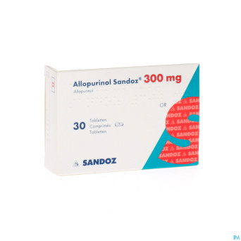 Allopurinol sandoz 300mg tabl  30