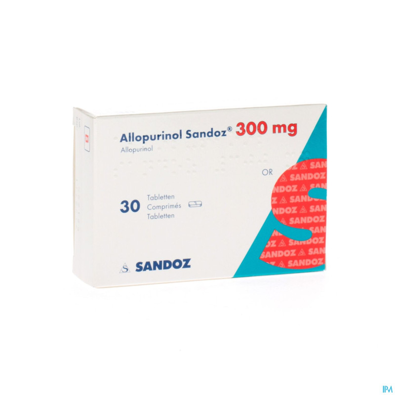 Allopurinol sandoz 300mg tabl  30