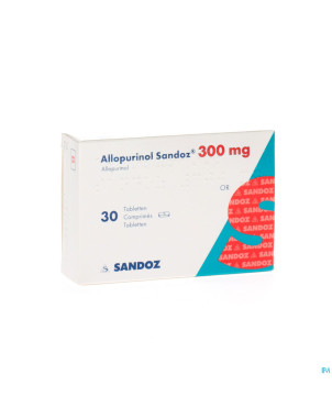 Allopurinol sandoz 300mg tabl  30