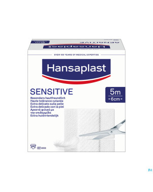 Hansaplast med soft peau sens. family pack 5mx6cm