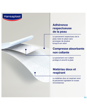 Hansaplast med soft peau sens. family pack 5mx6cm