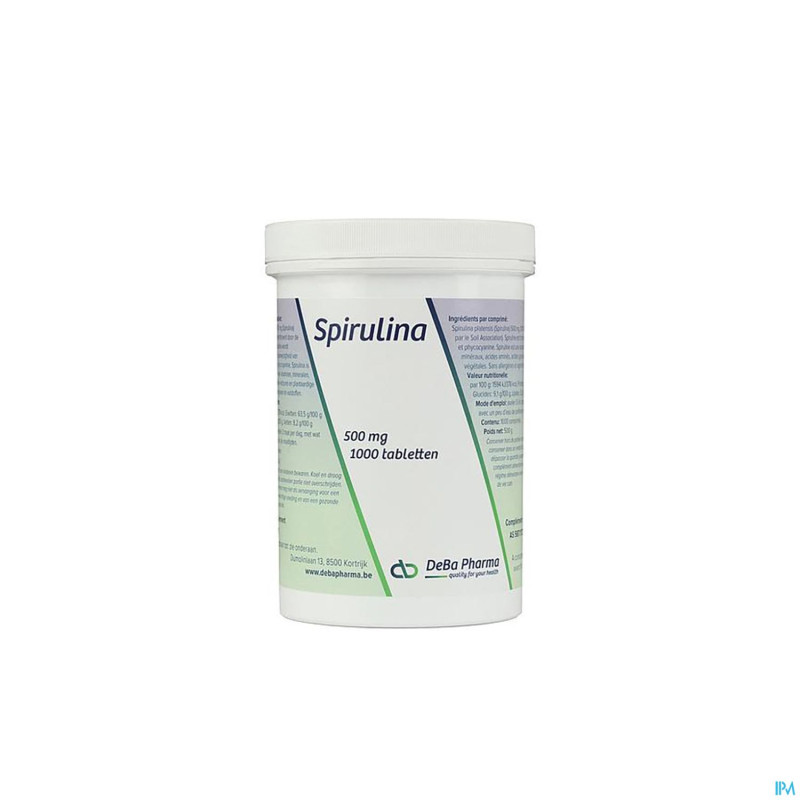 Spirulina    comp 1000x500mg    deba