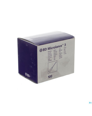 Bd microlance 3 aig. 19g 1 rb 1,1x40mm creme   100