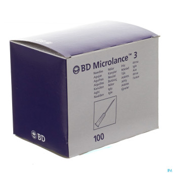 Bd microlance 3 aig.26g 5/8 rb 0,45x16mm brun  100