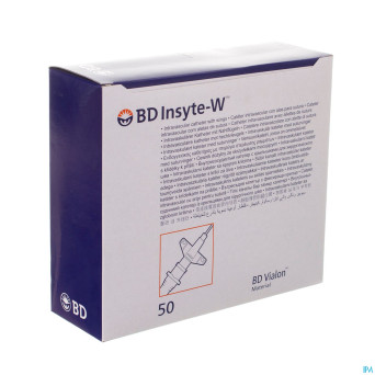Bd insyte-w cath.iv 22g 1 0,9x25mm bleu  50 381323
