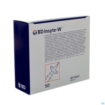 Bd insyte-w cath.iv 24g 3/4 0,7x19mm jne 50 381312