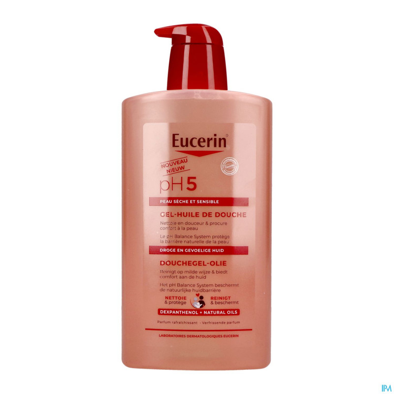Eucerin ph5 gel huile douche 1l