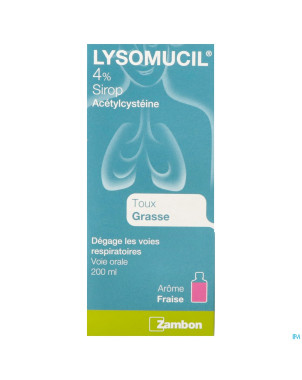 Lysomucil 4% sirop 200ml