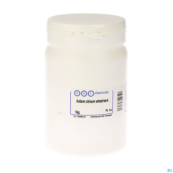 Citrique acide anhydre    pdr  1kg abc