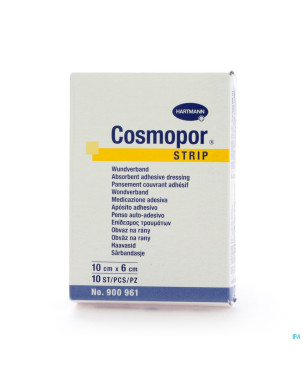 Cosmopor strip pflaster    6x10cm 10 9009612