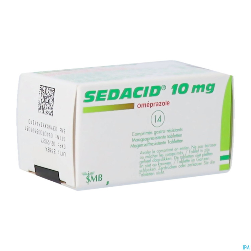 Sedacid 10 mg comp 14 x 10 mg