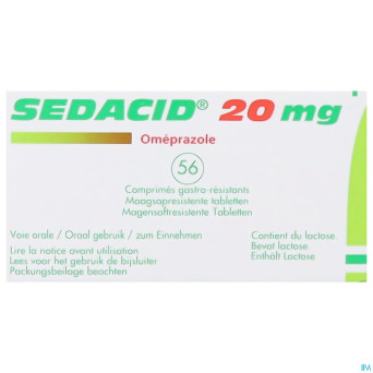 Sedacid 20 mg comp 56 x 20 mg