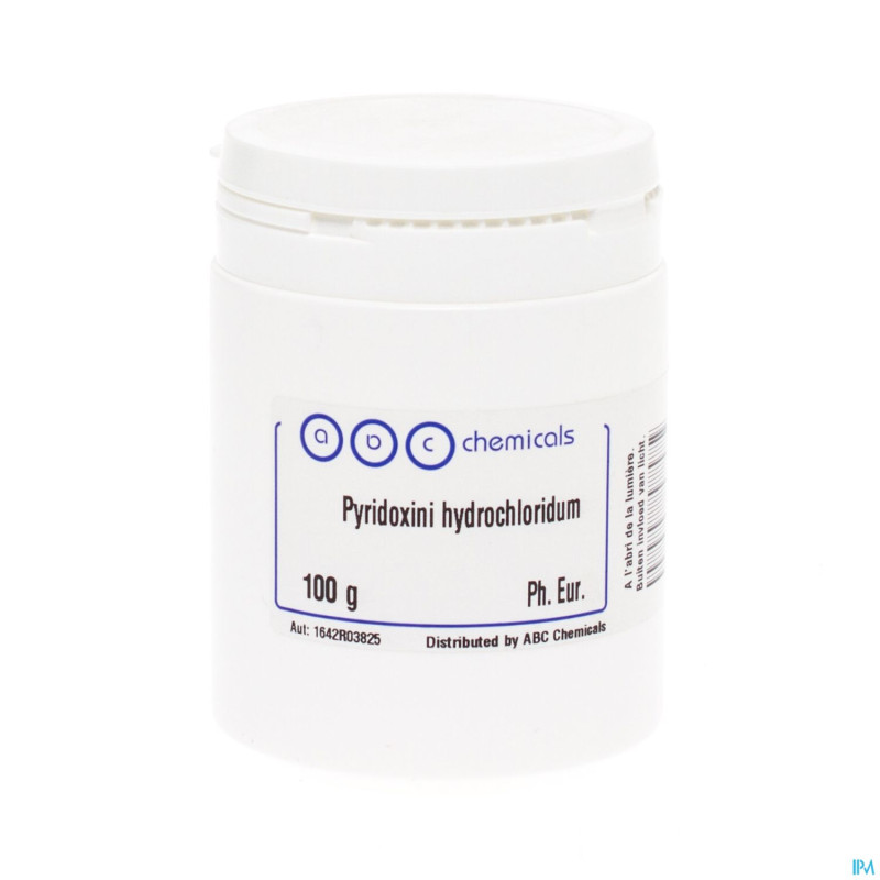 Pyridoxine hcl vit b6    100g abc