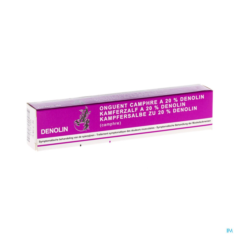 Monot onguent camphre 20% 20g
