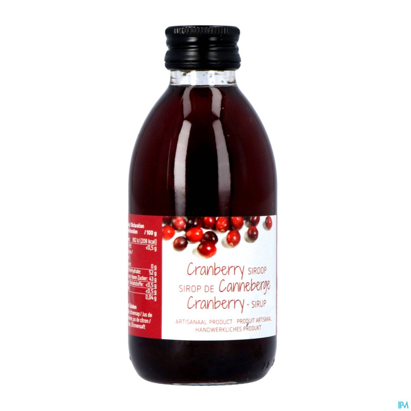 Sirop de canneberges    200ml 5097 revogan