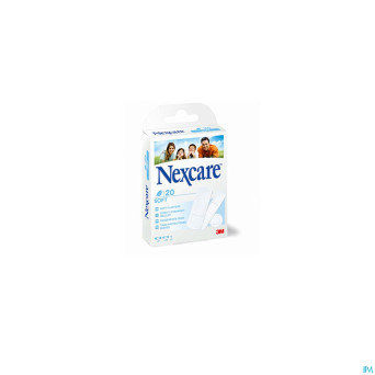 Nexcare 3m soft    strips 20 n0520as