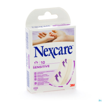 Nexcare 3m sensitive band    10x 6cm 10  n0910b
