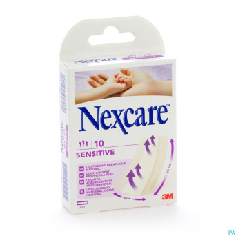 Nexcare 3m sensitive band    10x 6cm 10  n0910b