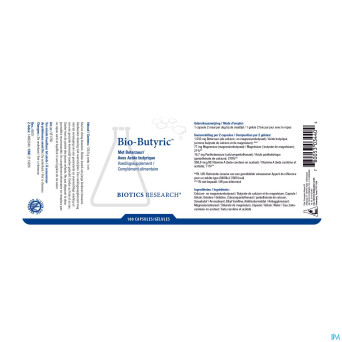 Bio butyric biotics    caps 180