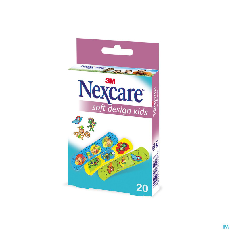 Nexcare 3m sensitive design kids assort.20 n0920kd