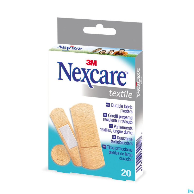 Nexcare 3m textile    strips 20 n0420as