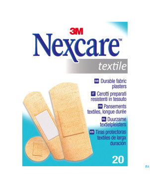 Nexcare 3m textile    strips 20 n0420as