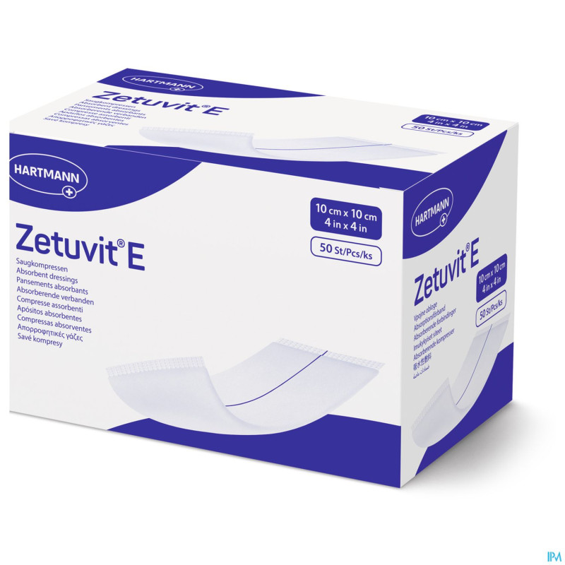 Zetuvit e hartm n/st    10x10cm 50 4138605