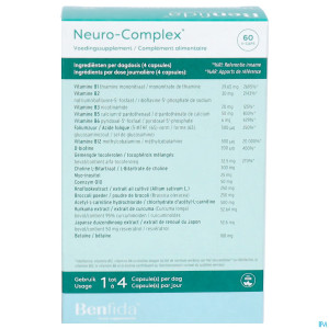 Benfida neuro-complex caps 60 nf