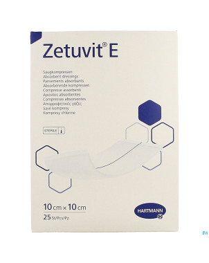 Zetuvit e hartm ster    10x10cm 25 4137704