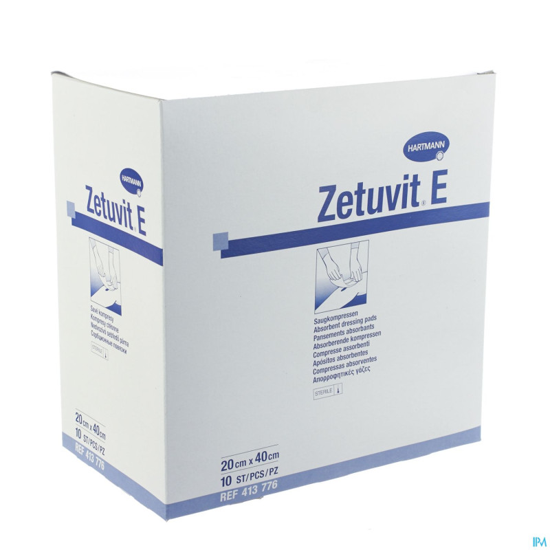 Zetuvit e hartm ster    20x40cm 10 4137762
