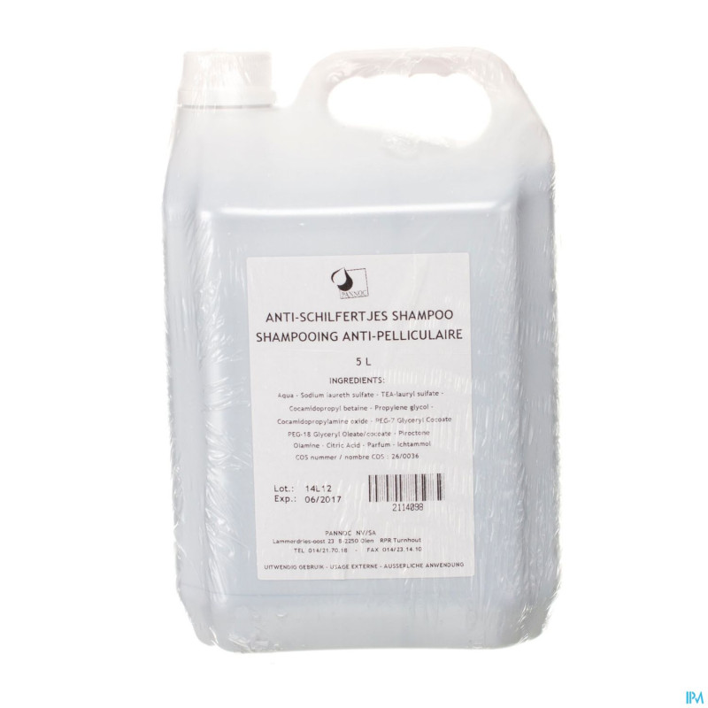 Shampooing antipelliculaire 5l pannoc