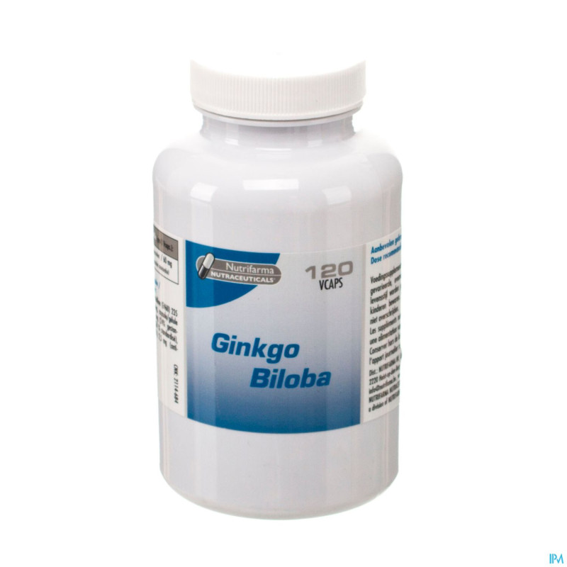 Ginkgo biloba nutrifarma    v-caps 120
