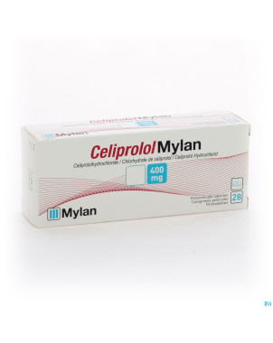 Celiprolol mylan 400 mg comp 28x400mg