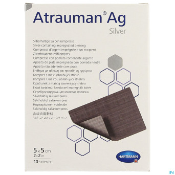 Atrauman ag ster    5x 5cm 10 4996010