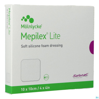 Mepilex lite pans fin sil ster 10x10,00cm 5 284100