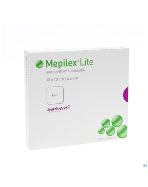 Mepilex lite pans fin sil ster 10x10,00cm 5 284100