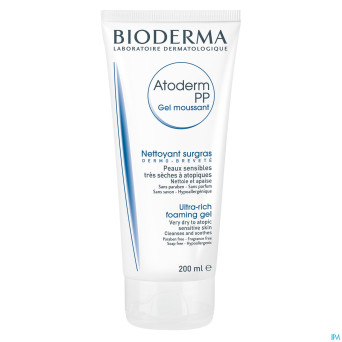 Bioderma atoderm gel moussant ps    tube 200ml