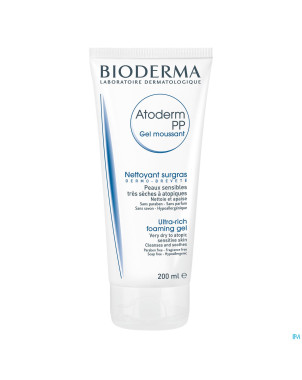 Bioderma atoderm gel moussant ps    tube 200ml