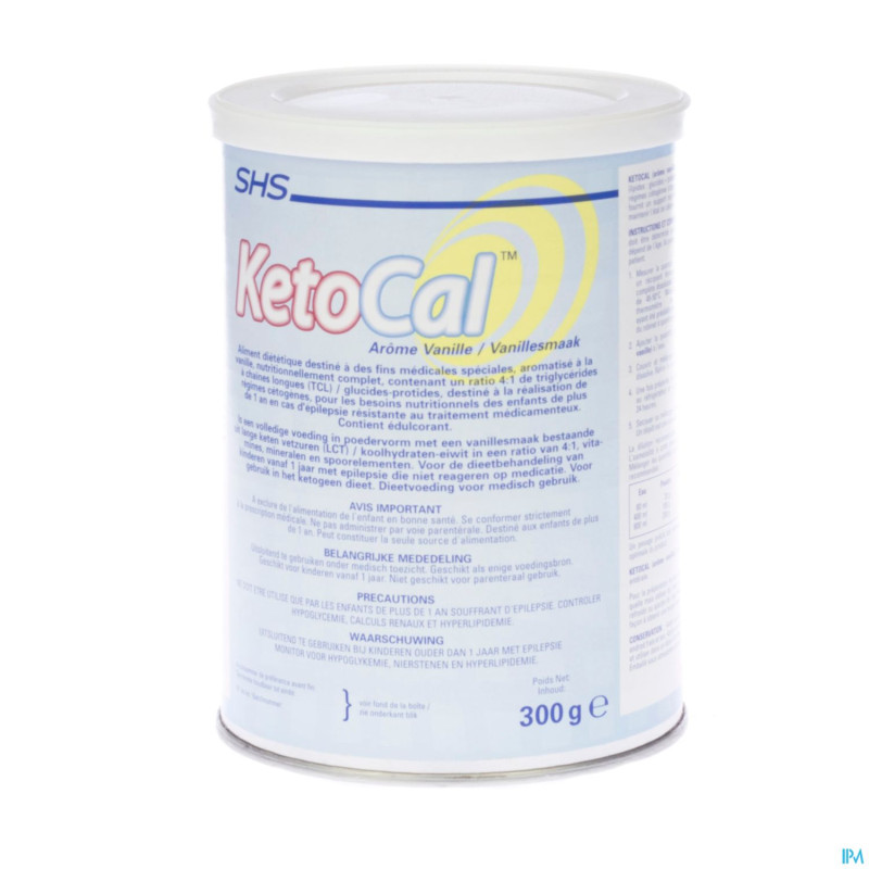 Ketocal vanille    pdr 300g cfr 3140803